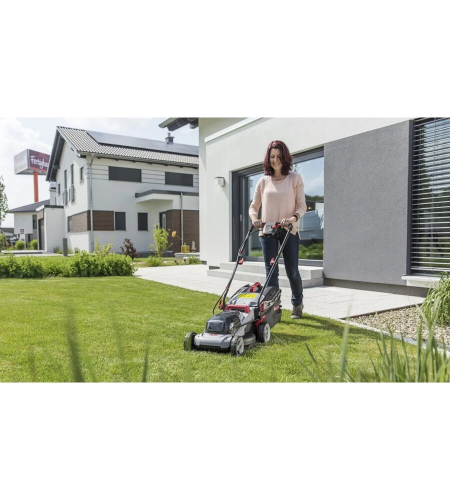 TAGLIAERBA A BATTERIA AL-KO "EASYFLEX" 34.8" TAGLIO 34 CM 20V , DUE BATTERIE 2,5 AH INCLUSE